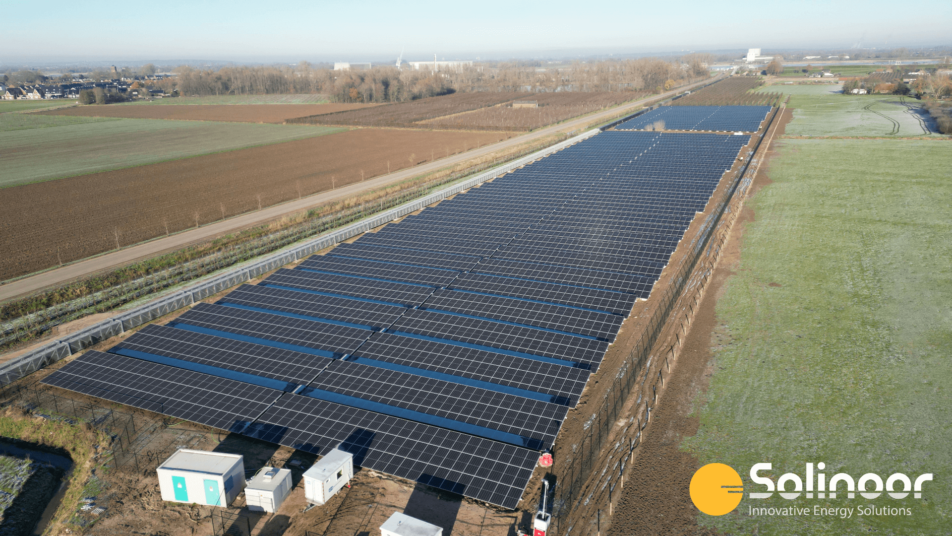 Solarpark Geertjesgolf operational installation - Winssen Deest, the Netherlands