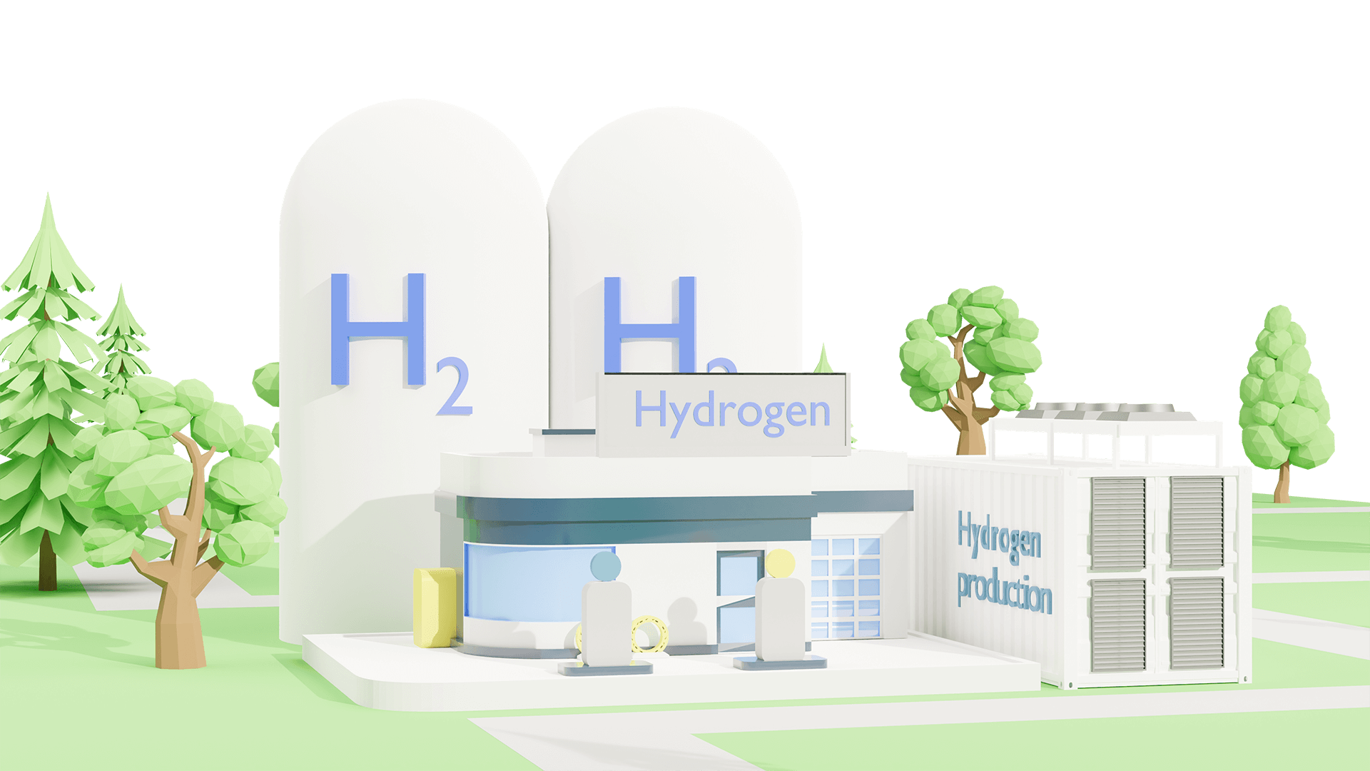 Hydrogen 3D model