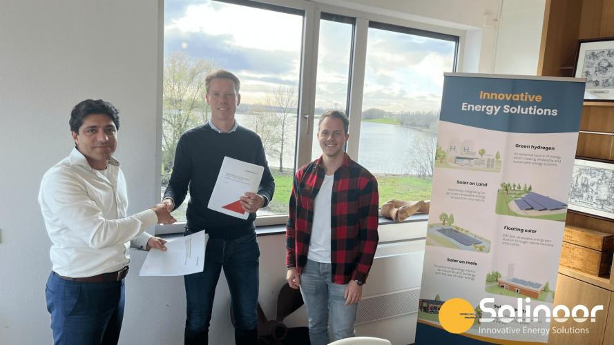 Zaltbommel floating solar park contract signed
