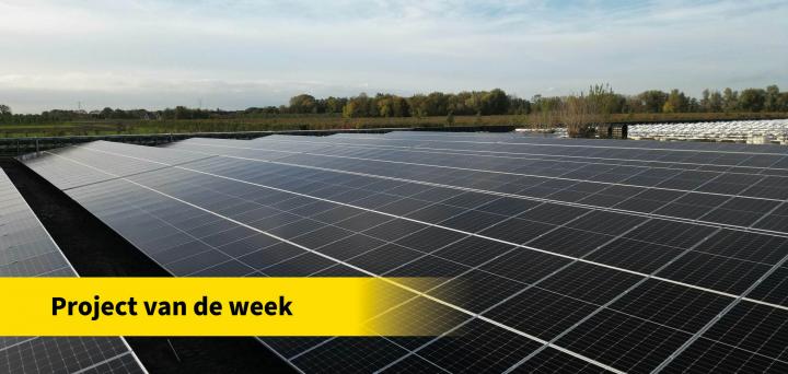 Project of the week | Zonnepark Geertjesgolf of Solinoor: 100 percent local consumption in grid congested area